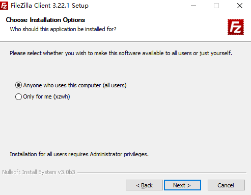 FileZilla Server安裝使用配置圖文教程