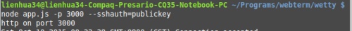 在Linux系統中安裝web端的遠程連接工具Wetty