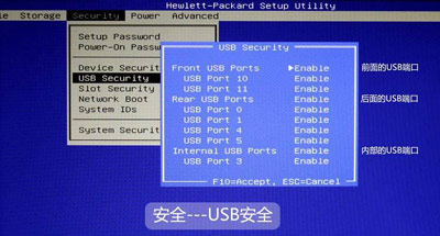 惠普臺式筆記本一體機電腦BIOS中文版對照圖解介紹