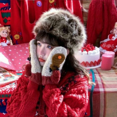 圣誕節女生頭像大全2019 好看的圣誕節女頭像真人