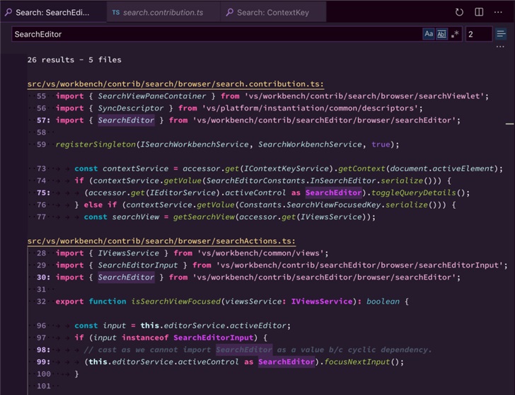 微軟 Visual Studio Code 1.43 正式發布：搜索編輯器更新、遠程開發