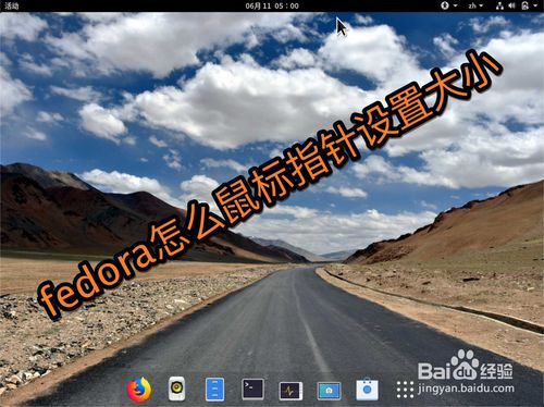 fedora系統(tǒng)怎么設(shè)置鼠標(biāo)指針大小?