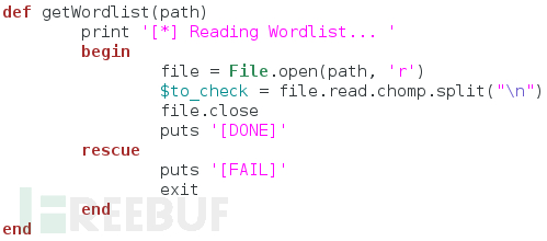 使用Ruby實(shí)現(xiàn)FTP密碼破解