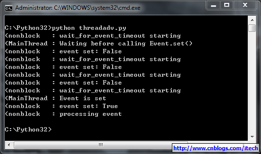 Python多線程同步Lock、RLock、Semaphore、Event實例