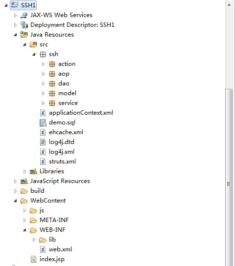 struts2.3.24+spring4.1.6+hibernate4.3.11+mysql5.5.25開發環境搭建圖文教程