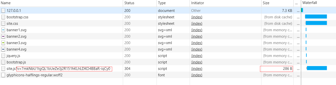 ASP.NET Core緩存靜態資源示例詳解