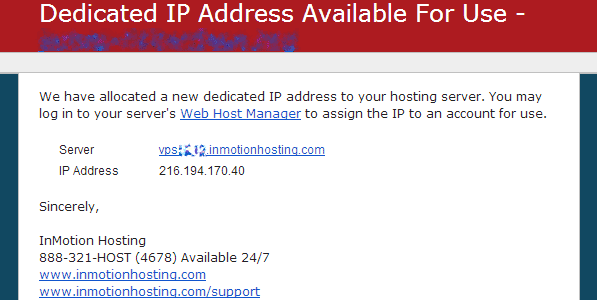 InMotionHosting服務器的購買及獨立IP配置教程