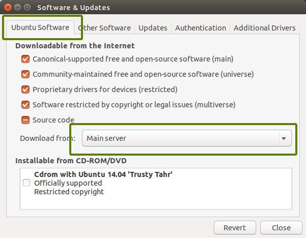 UBUNTU更新源出現錯誤解決方法小結