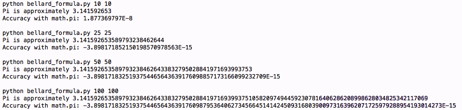 由Python運算π的值深入Python中科學計算的實現