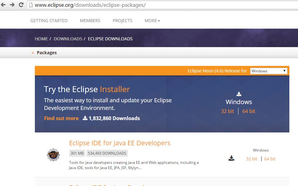 Windows 下安裝配置 Eclipse詳細(xì)教程