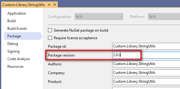 .NET Core中創建和使用NuGet包的示例代碼