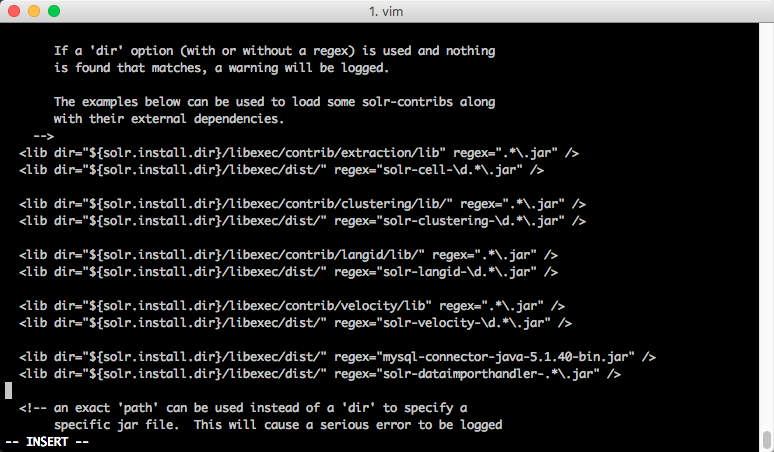 macOS安裝Solr并索引MySQL