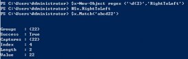 PowerShell正則表達(dá)式（Regex）從右往左進(jìn)行匹配方法代碼實(shí)例