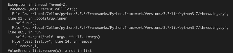 詳解Python多線程下的list