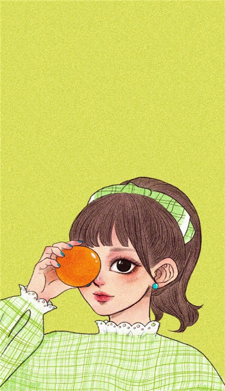 個性好看少女主題插畫壁紙 真希望能成為你的例外和最愛