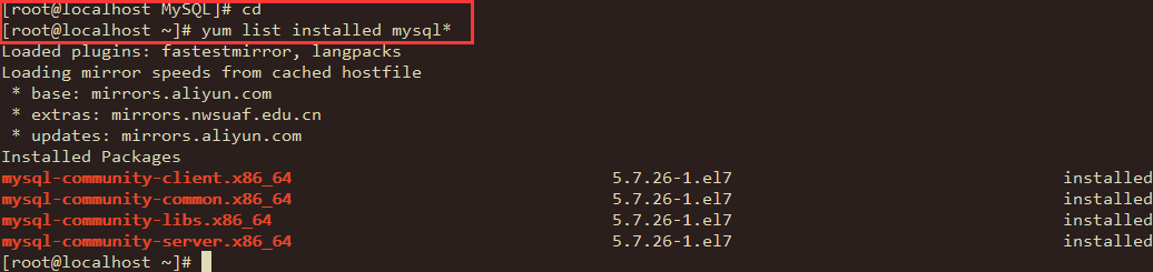 CentOS7.x卸載與安裝MySQL5.7的操作過程及編碼格式的修改方法