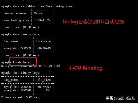 Mysql數據庫清理binlog日志命令詳解