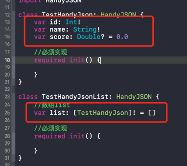 Swift實現JSON轉Model的方法及HandyJSON使用講解