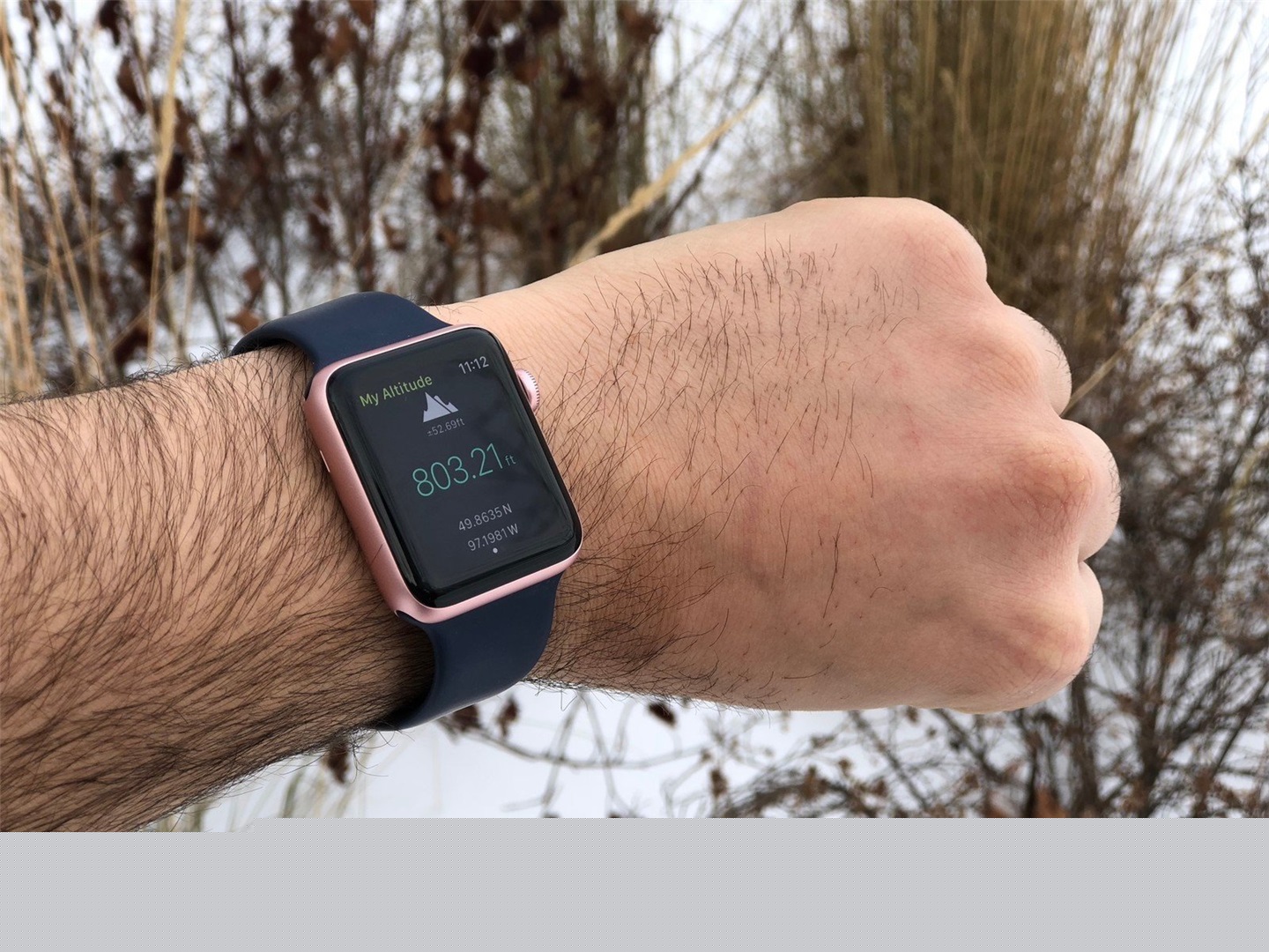 用戶反映蘋果 Apple Watch 在異常天氣下海拔信息誤差大，只能重置