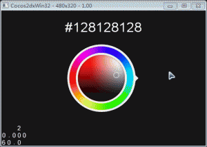 Cocos2d-x UI開發之CCControlColourPicker控件類使用實例