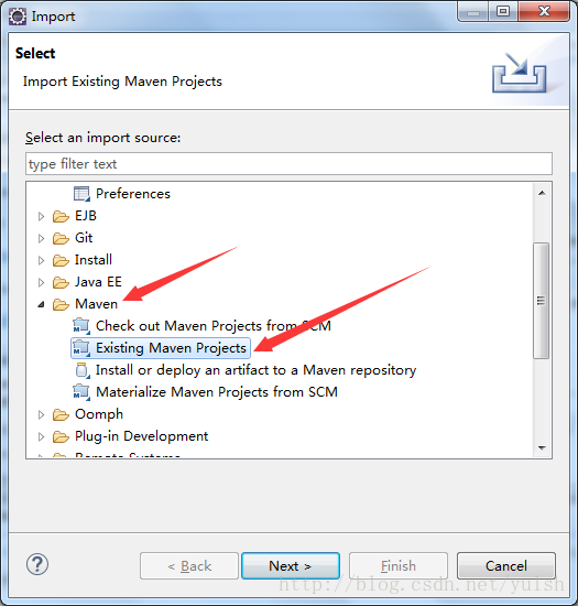 eclipse導入IntelliJ IDEA的maven項目的示例
