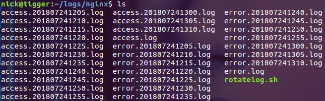 滾動 docker 中的 nginx 日志思路詳解