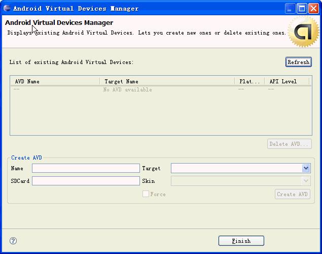 Android中Android Virtual Device（AVD）使用教程