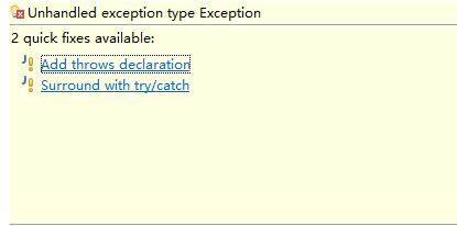 Java catch與throw同時使用的操作