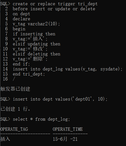 快速學(xué)習(xí)Oracle觸發(fā)器和游標(biāo)