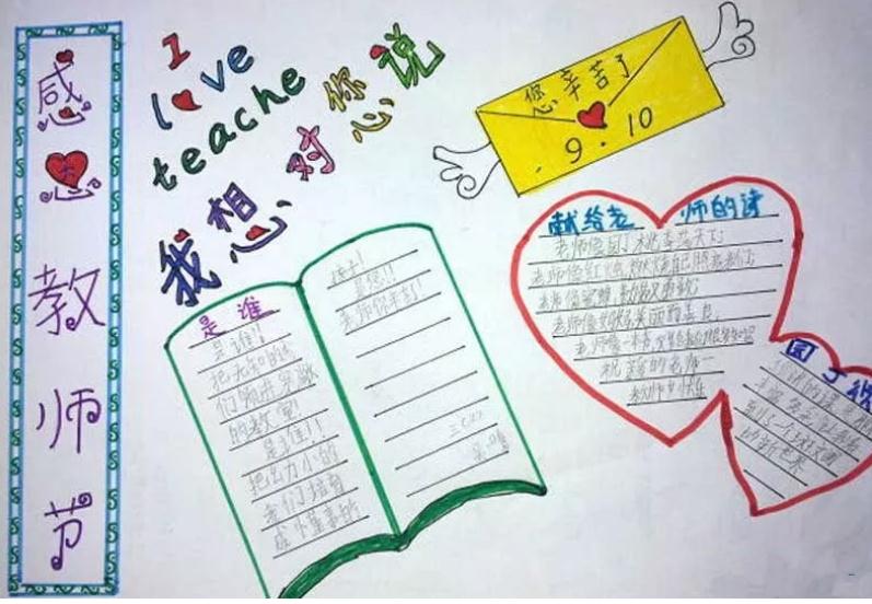 教師節手抄報簡單又漂亮 教師節賀卡簡單又好看
