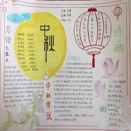 2021中秋節(jié)簡單又好看的手抄報 簡單又漂亮的中秋節(jié)手抄報合集
