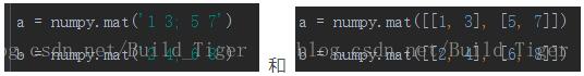python numpy中mat和matrix的區別