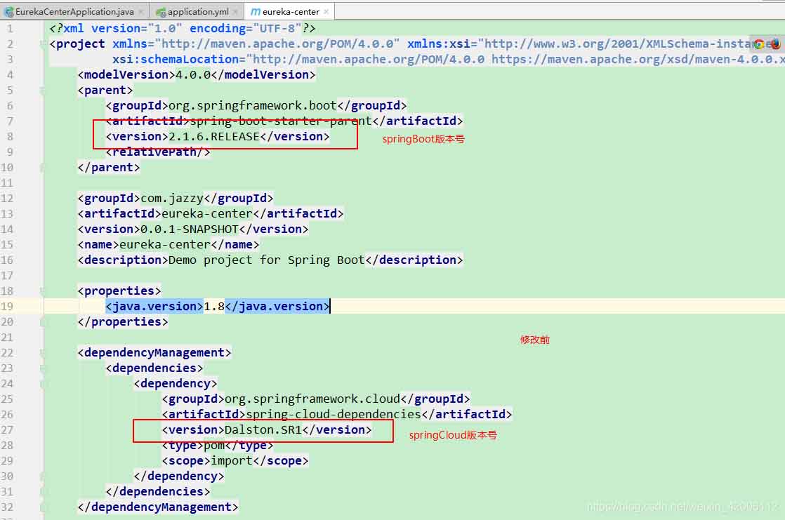 springBoot整合Eureka啟動失敗的解決方案