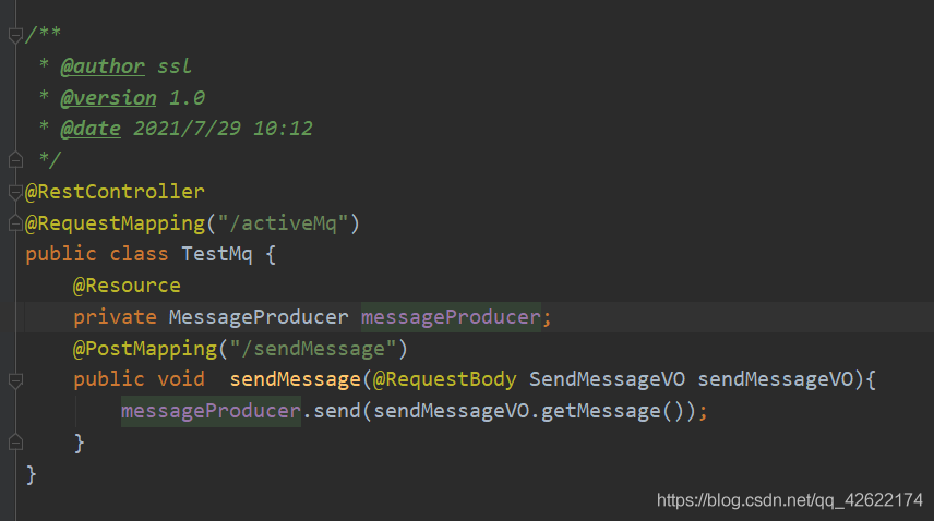 Java之SpringBoot集成ActiveMQ消息中間件案例講解