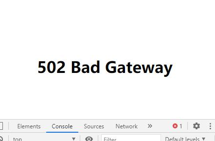 PHP 502 bad gateway原因及解決方案