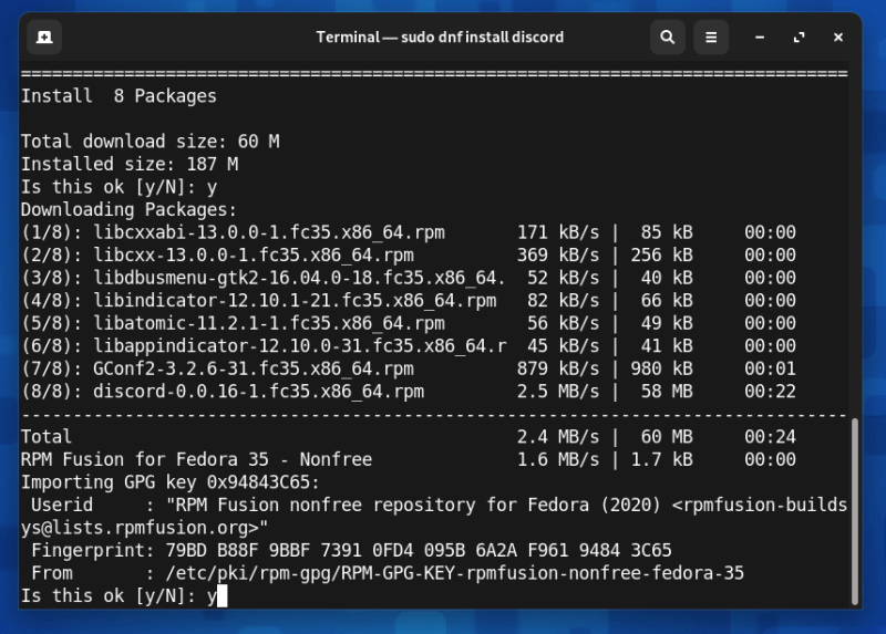 如何在 Fedora Linux 上安裝 Discord