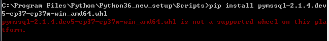 python配置mssql連接的方法