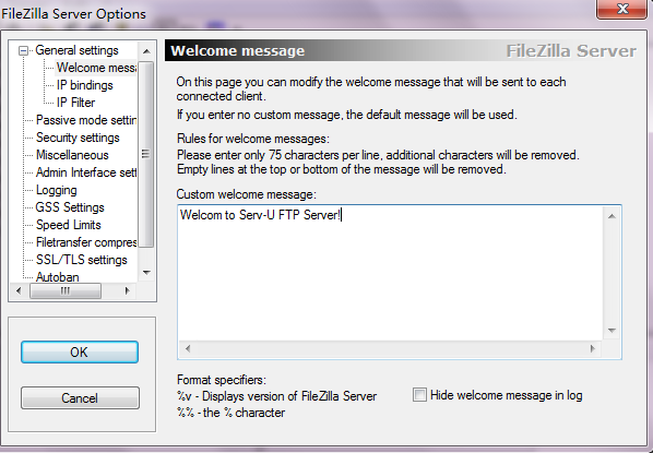 ftp服務(wù)器FileZilla Server詳細(xì)配置教程