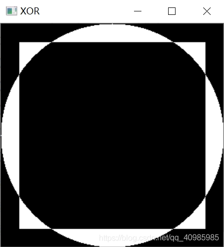 超詳細注釋之OpenCV按位AND OR XOR和NOT