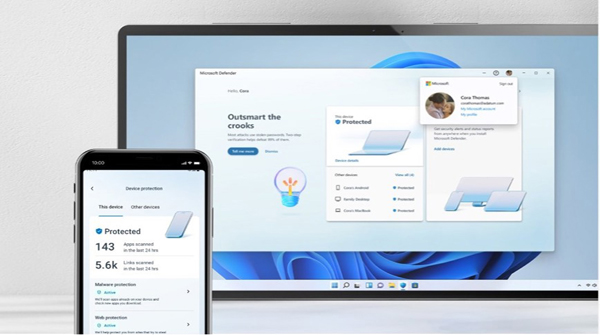 微軟 Defender Windows 11 版全新界面再曝光，還將登陸安卓手機和 Mac 設(shè)備
