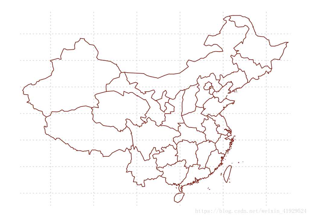 R繪制漂亮的中國地圖的實(shí)現(xiàn)示例