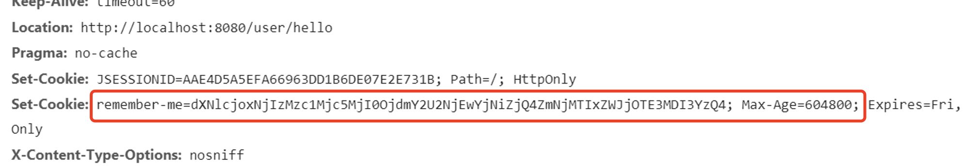 SpringSecurity基于散列加密方案實現自動登錄