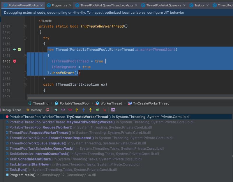 .NET 6線程池ThreadPool實現概述