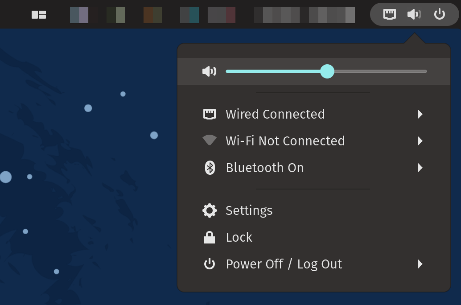 System76 的 COSMIC 桌面面板看起來很清爽！