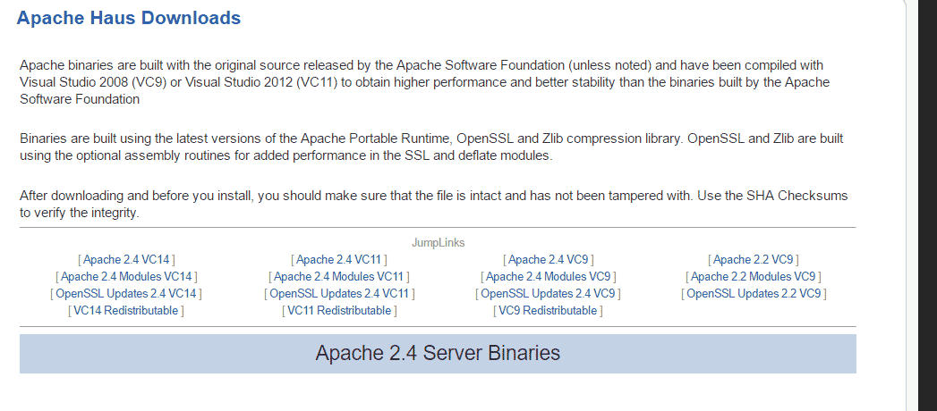 Windows Apache2.4 VC9(ApacheHaus)詳細(xì)安裝配置教程
