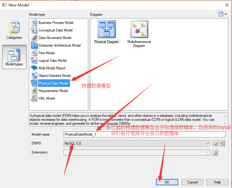 PowerDesigner16.5創建數據庫概念數據模型教程