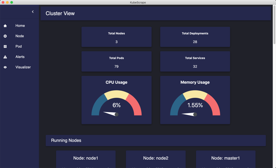 Kubernetes 開源桌面監控軟件 - KubeScrape