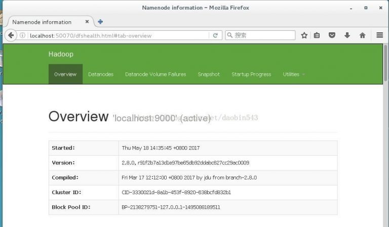 Linux中Centos7搭建Hadoop服務步驟