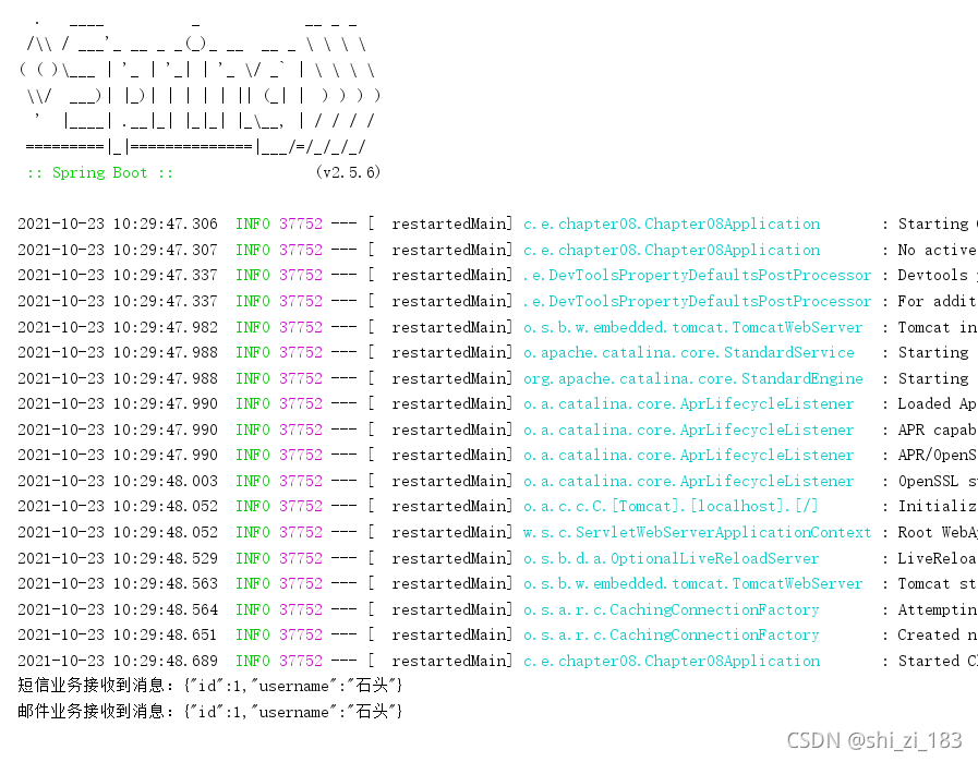 Java Spring Boot消息服務萬字詳解分析