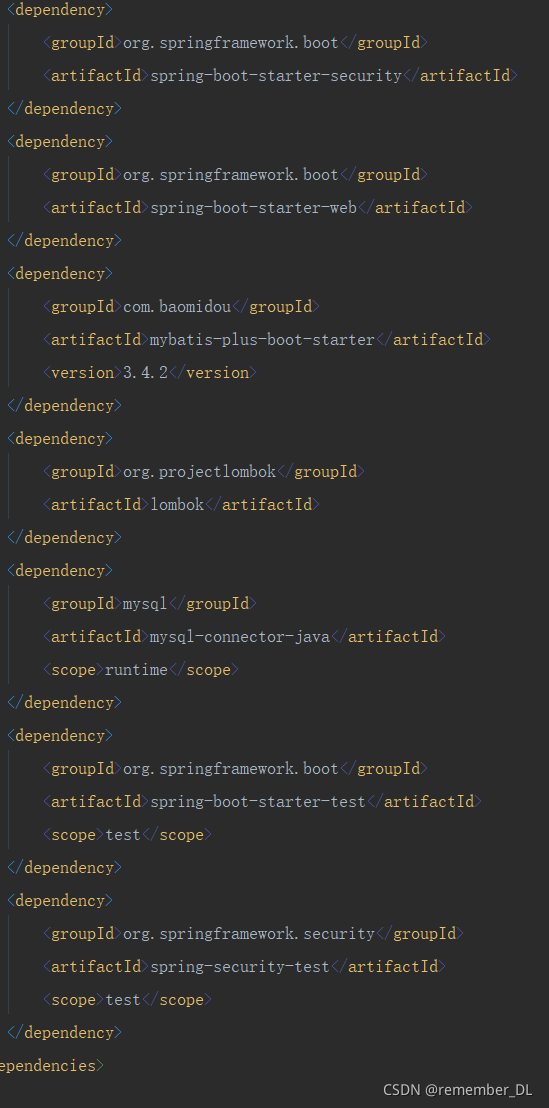 springboot整合springsecurity與mybatis-plus的簡單實現